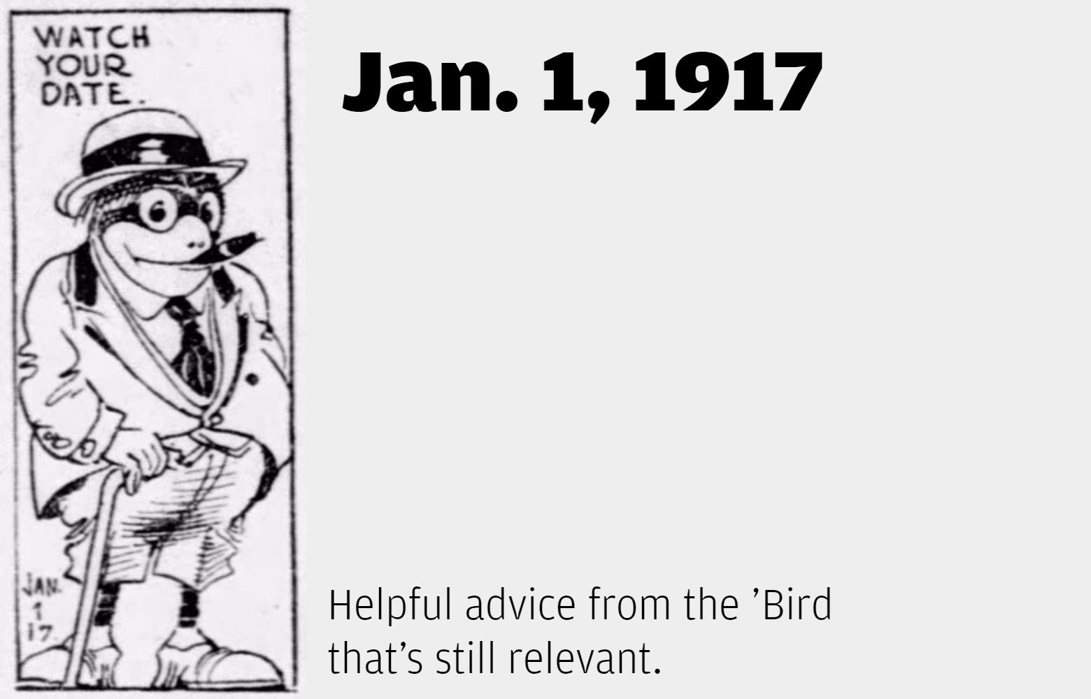 A helpful reminder